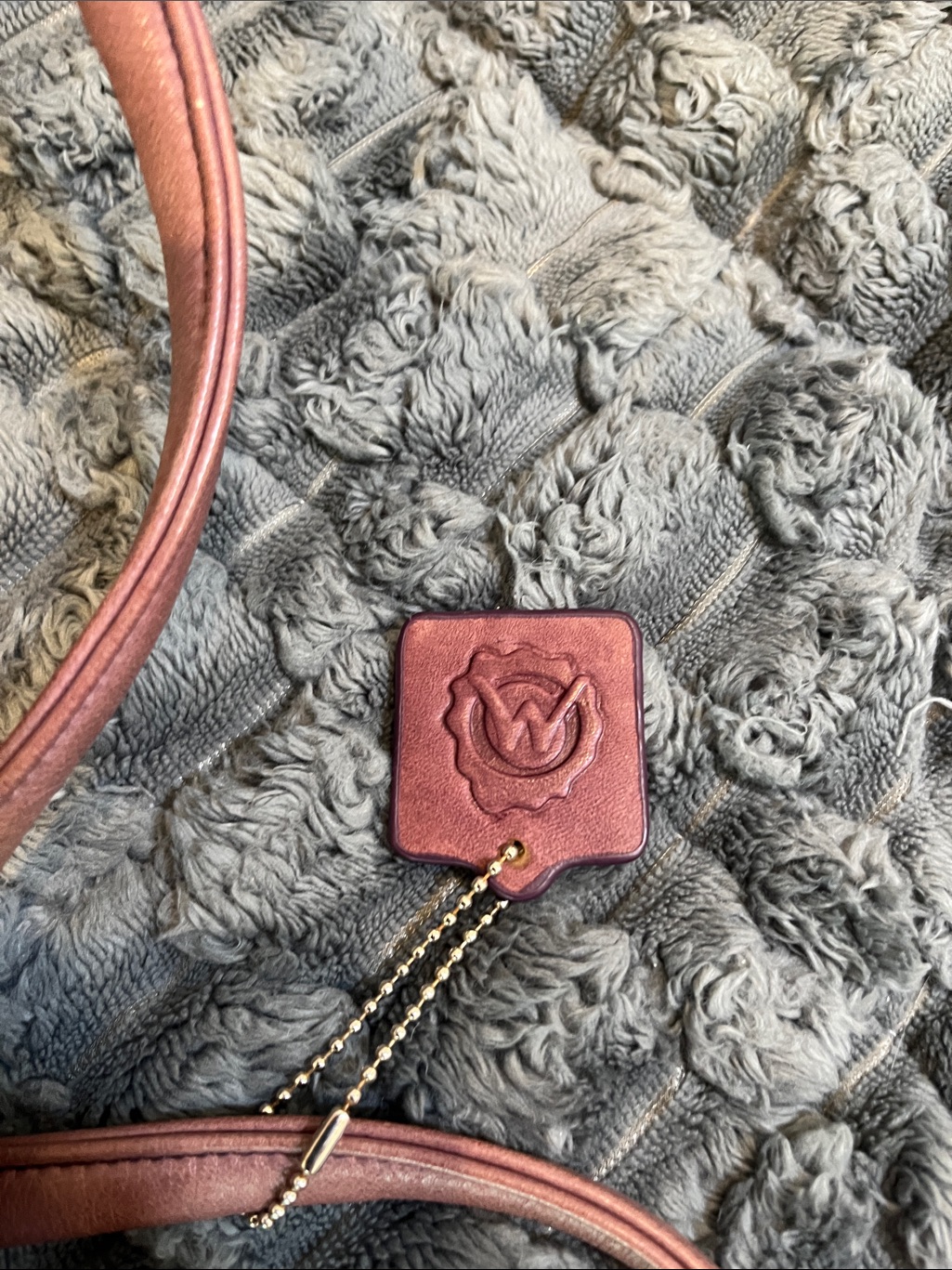 Osgoode Marley Soft Pebbled Leather Crossbody Bag In Vintage Distressed In Rust — image 6 of 6